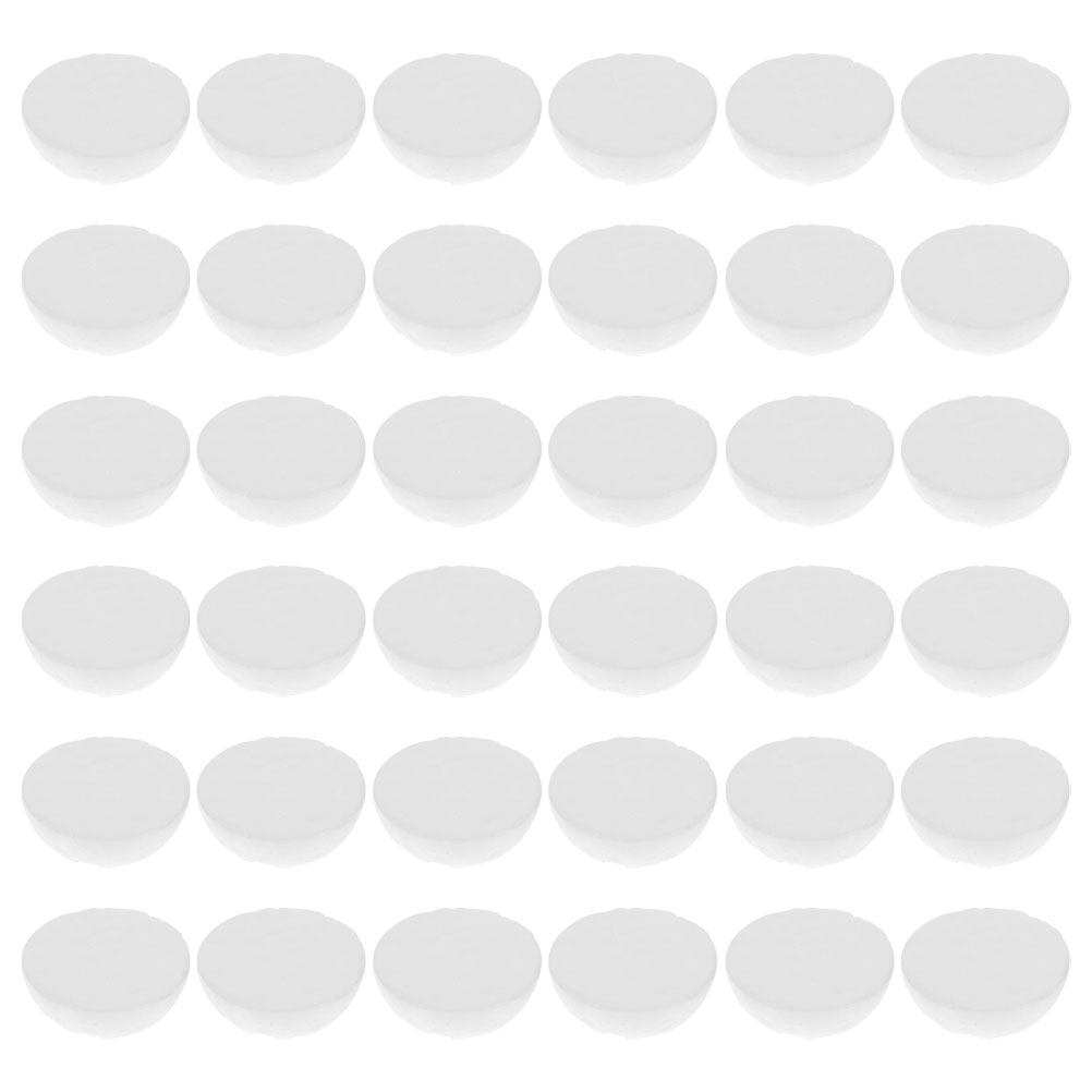 Wedding Floral Supply - 100個入り 白い半球形フォームボール ポリスチレン製 DIYウェディングクラフト 花飾り用品 半球形ウェディングクラフトボール