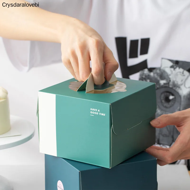 Good Supply Wedding Cake - 20個入り 4インチ 紙製ケーキボックス 快適な持ち運び ウェディング 誕生日パーティー