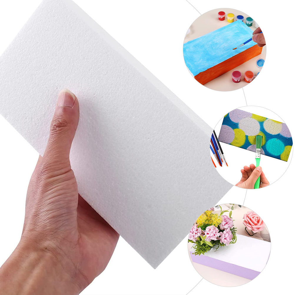 Wedding Floral Supply - 8個入りフォームブロックセット、耐久性のある柔軟なクラフトフォーム、DIYプロジェクト、フラワーアレンジメント、ケーキデコレーション、ウェディングパーティー用品に最適