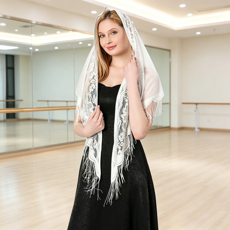 レディースレース三角ショール、ブライダルウェディングバンケッ - Wedding Dress Supply のレビューと価格