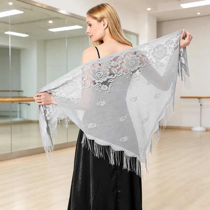 レディースレース三角ショール、ブライダルウェディングバンケッ - Wedding Dress Supply のレビューと価格