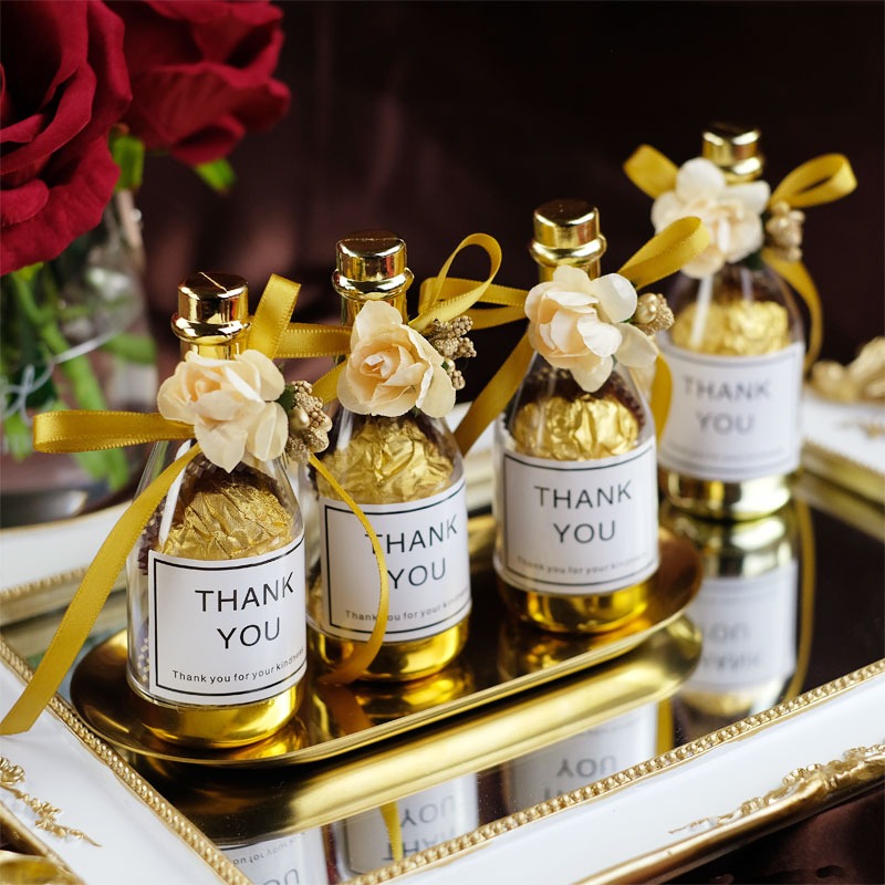 20/30 個透明プラスチックボトルギフトボックス結婚式のキ - Wedding Supply Wholesale のレビューと価格