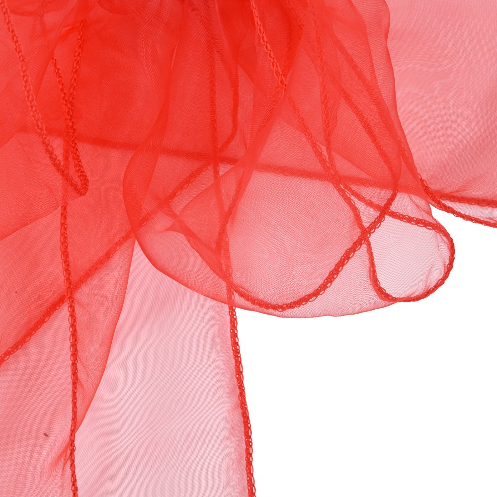 10 個ブルー、レッド、イエロー、パープルオーガンザウェディ - Chair Sash Organza のレビューと価格