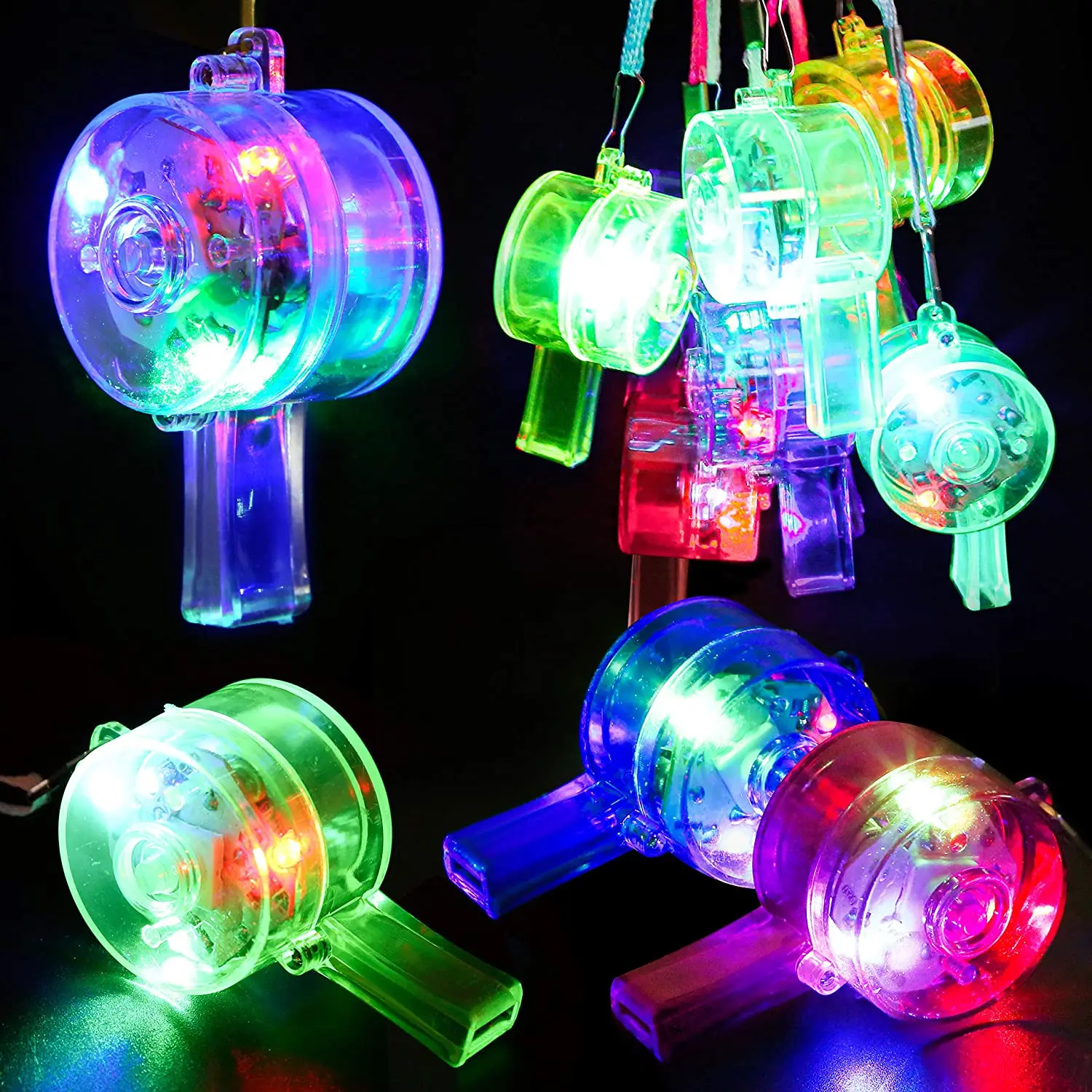 LEDライトアップホイッスル、光るホイッスル、大量販売、パー - Wedding Supply Bulk のレビューと価格
