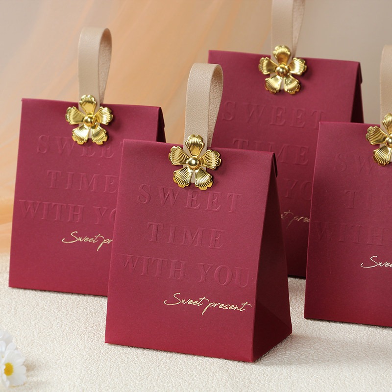 20/50 個プレミアムワインレッドギフトボックス結婚式手持 - Wedding Supply Wholesale のレビューと価格