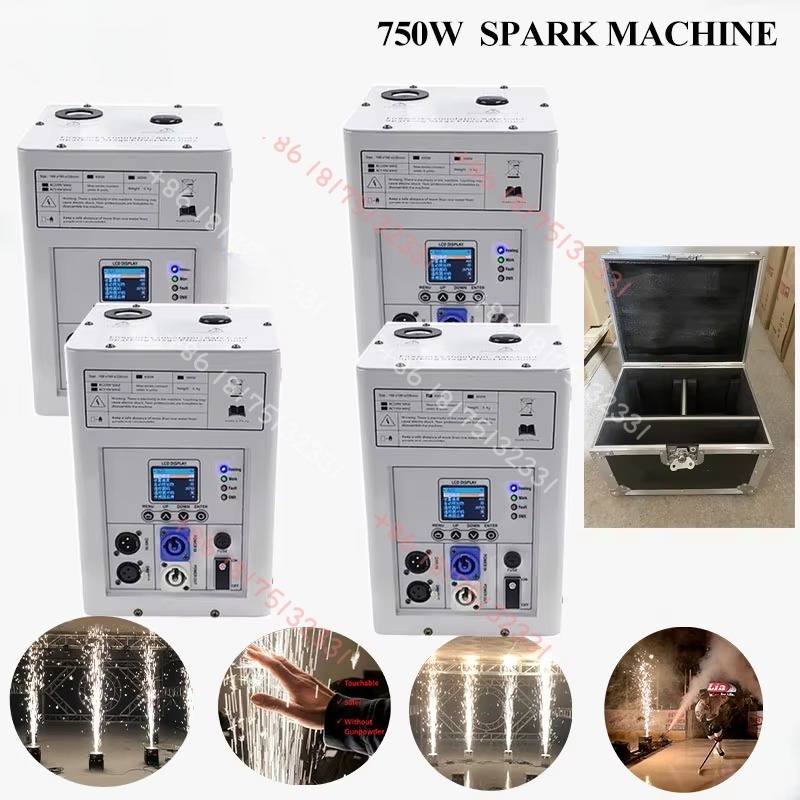 750W Tiパウダーコールドスパークマシンステージエフェク - Wedding Fountain のレビューと価格